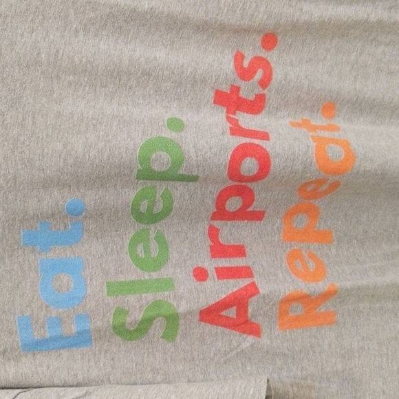 Delta Ringspun Men's Short Sleeve Graphic Tee  Aviation - Size 2XL - Picture 2 of 5